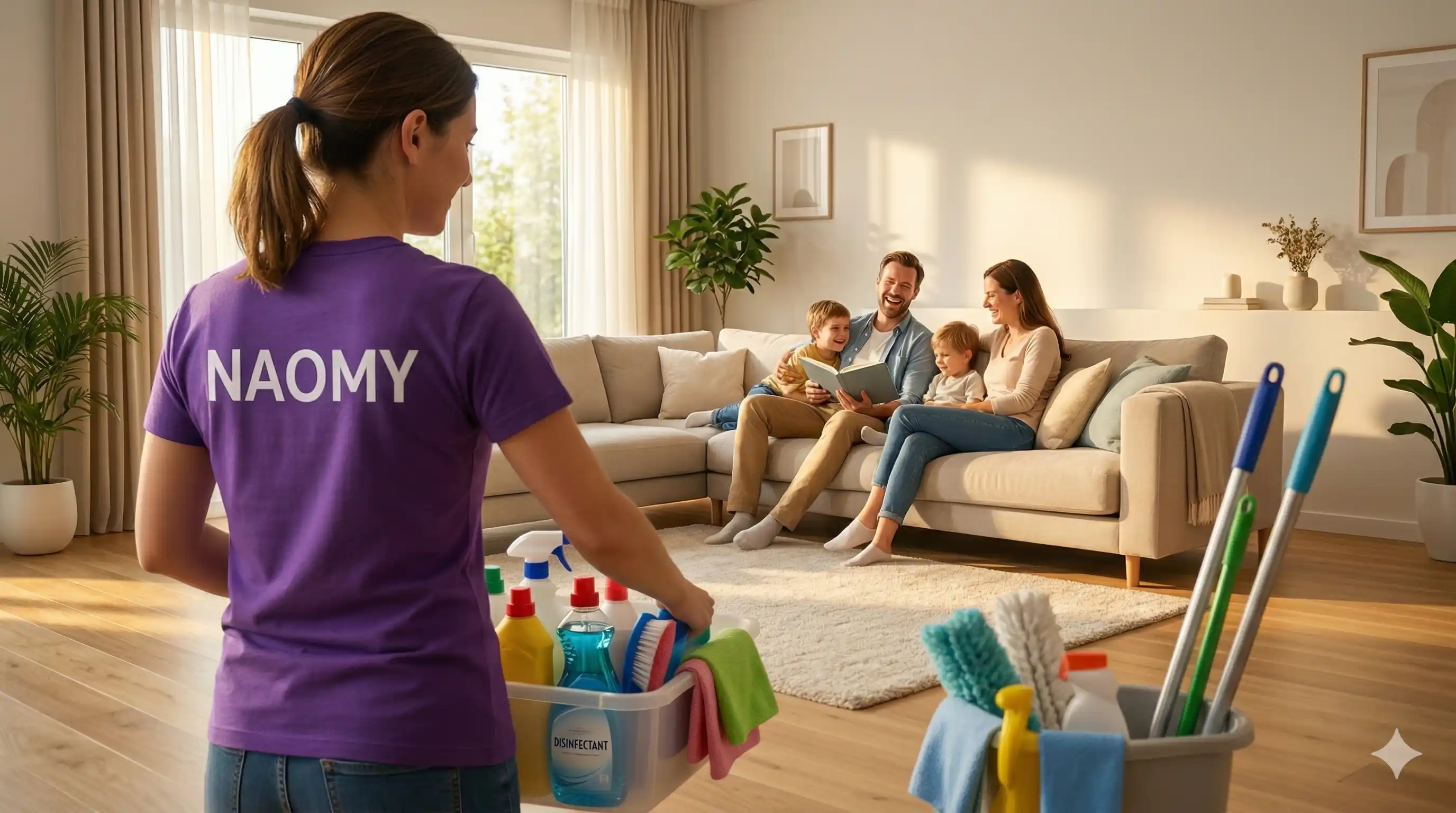 save your time with Naomy clining